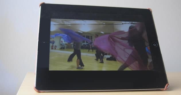 Using an iPad for filming dance