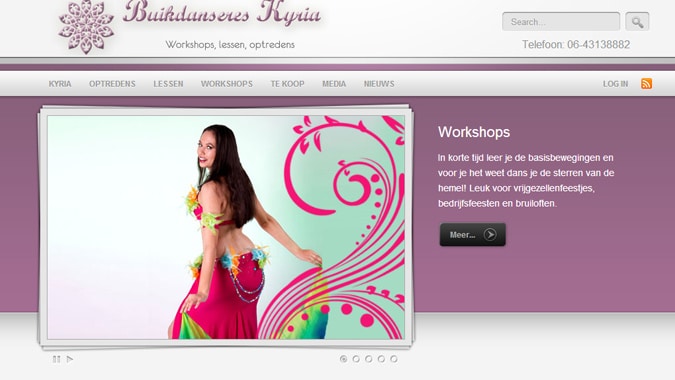 Promoting your private abdomen dance classes, courses and events